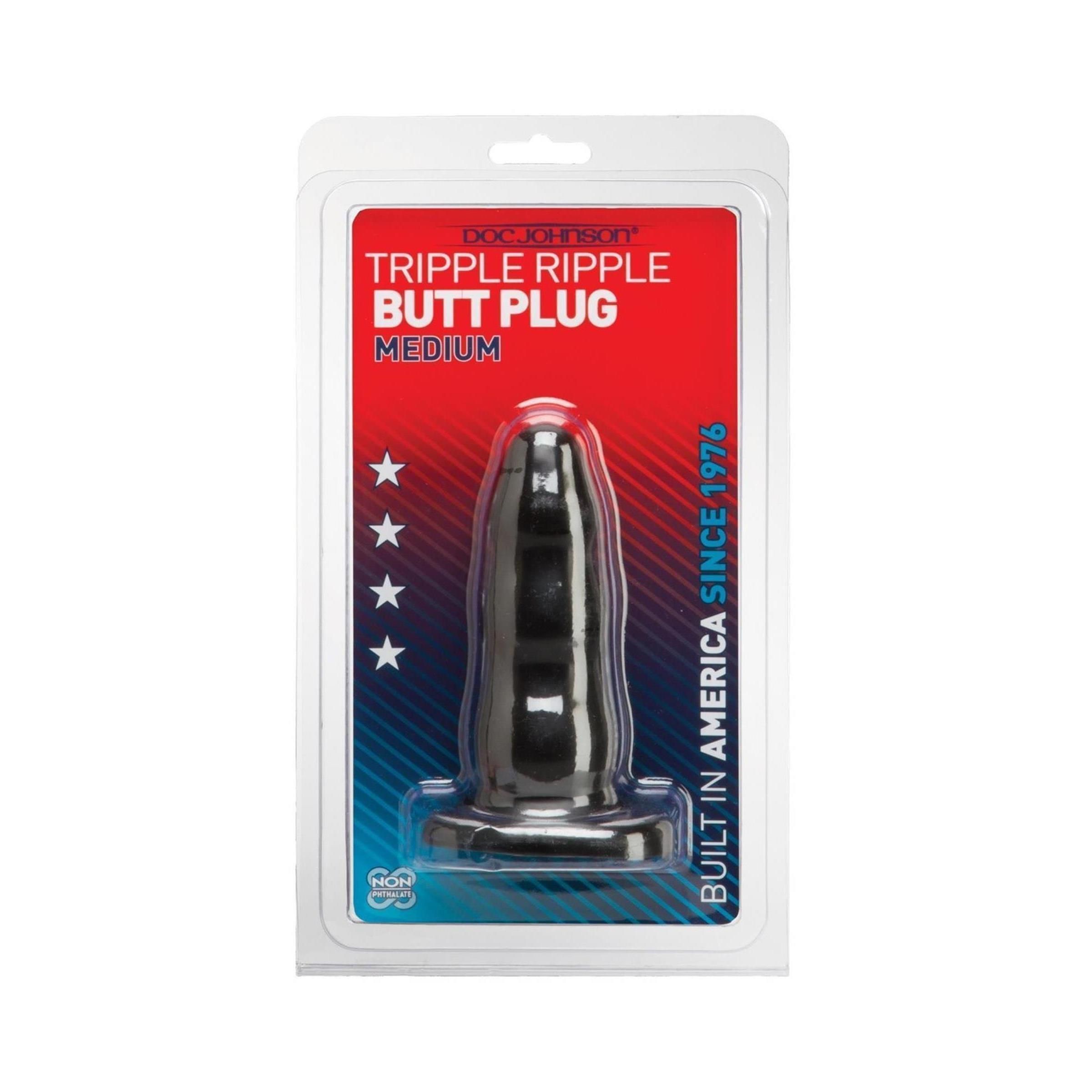 DOC JOHNSON Triple Butt Plug blk