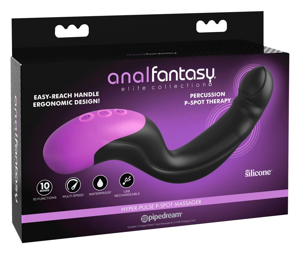 Anal Fantasy - Ergonomischer Prostata-Vibrator mit Elektrostimulation 1 St