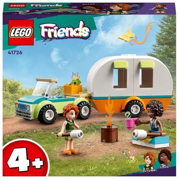 LEGO Friends 41726 Vacanza in Campeggio con Camper Giocattolo e Macchina