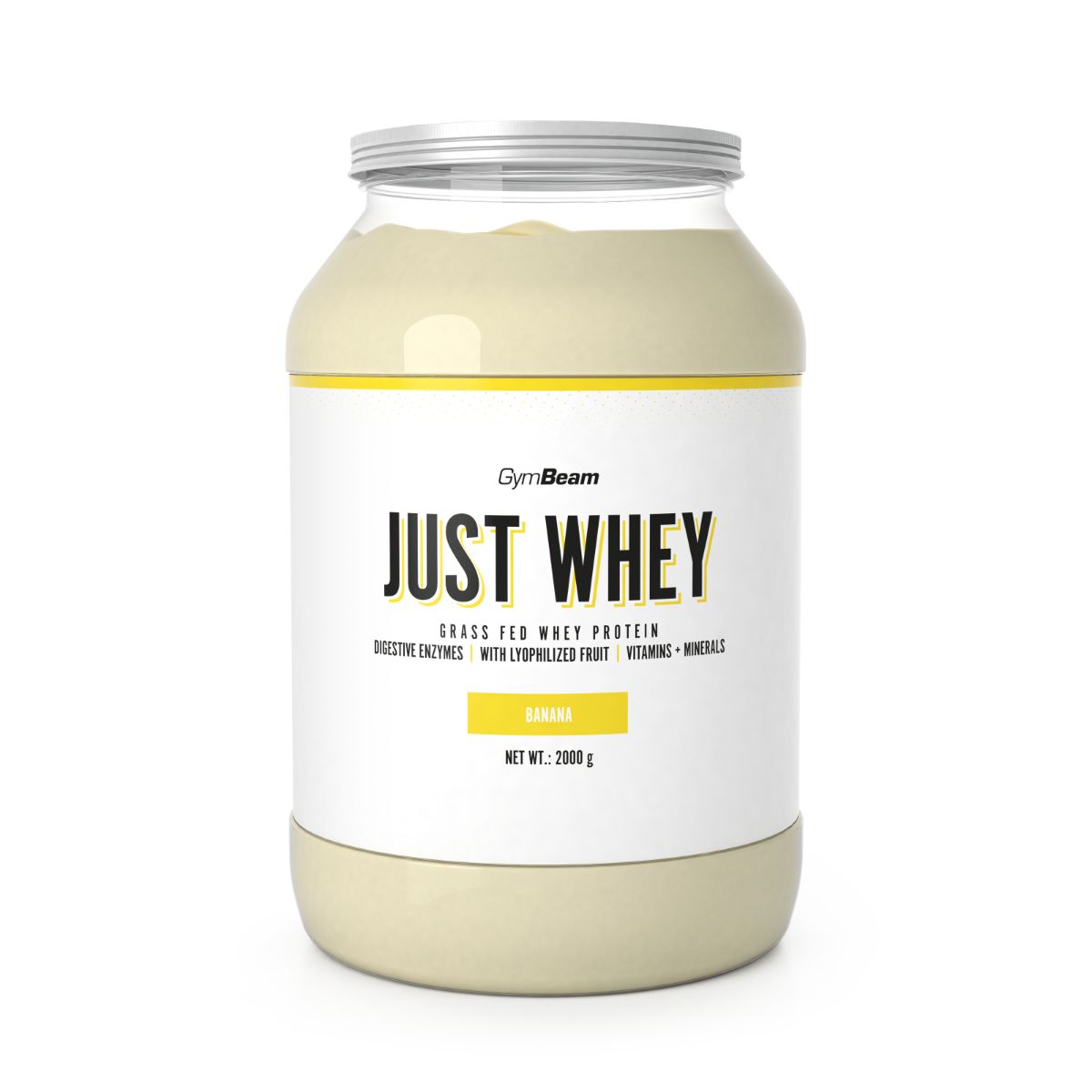 GymBeam Just Whey Molkenprotein aus Weidehaltung Pulver