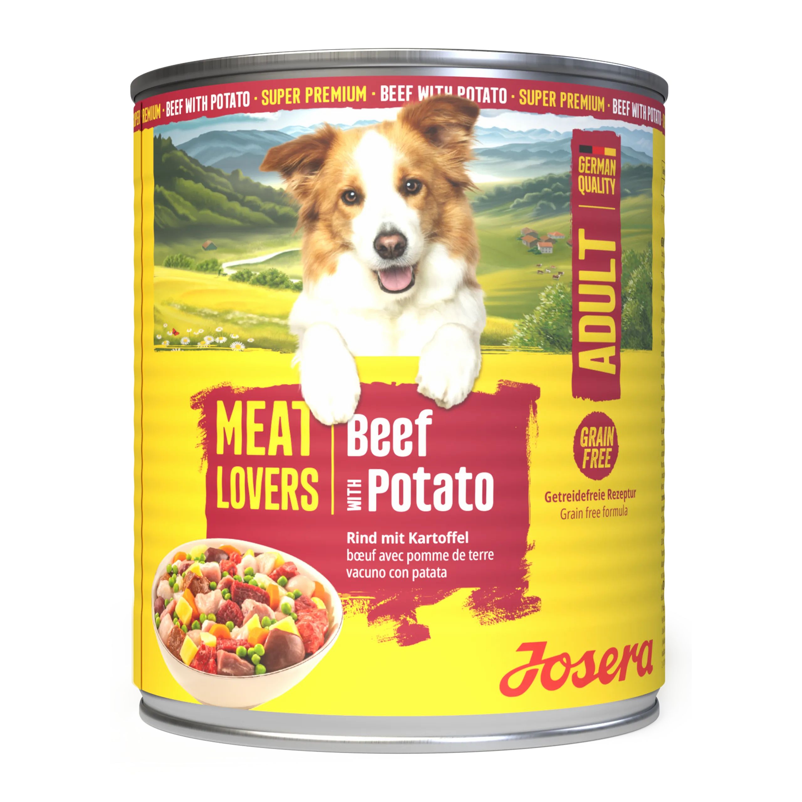 Josera Meat Lovers Adult Menu Beef & Potato 6x800 g Futter
