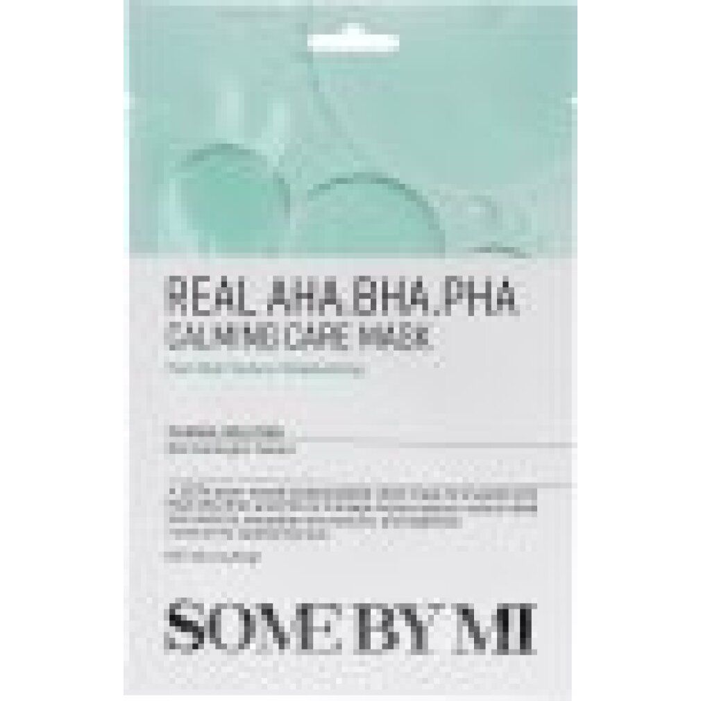 SOMEBYMI Real AHA-BHA-PHA Calming Care Mask Einzelverpackung, klinische Lösung, Dermatologisch getestet.