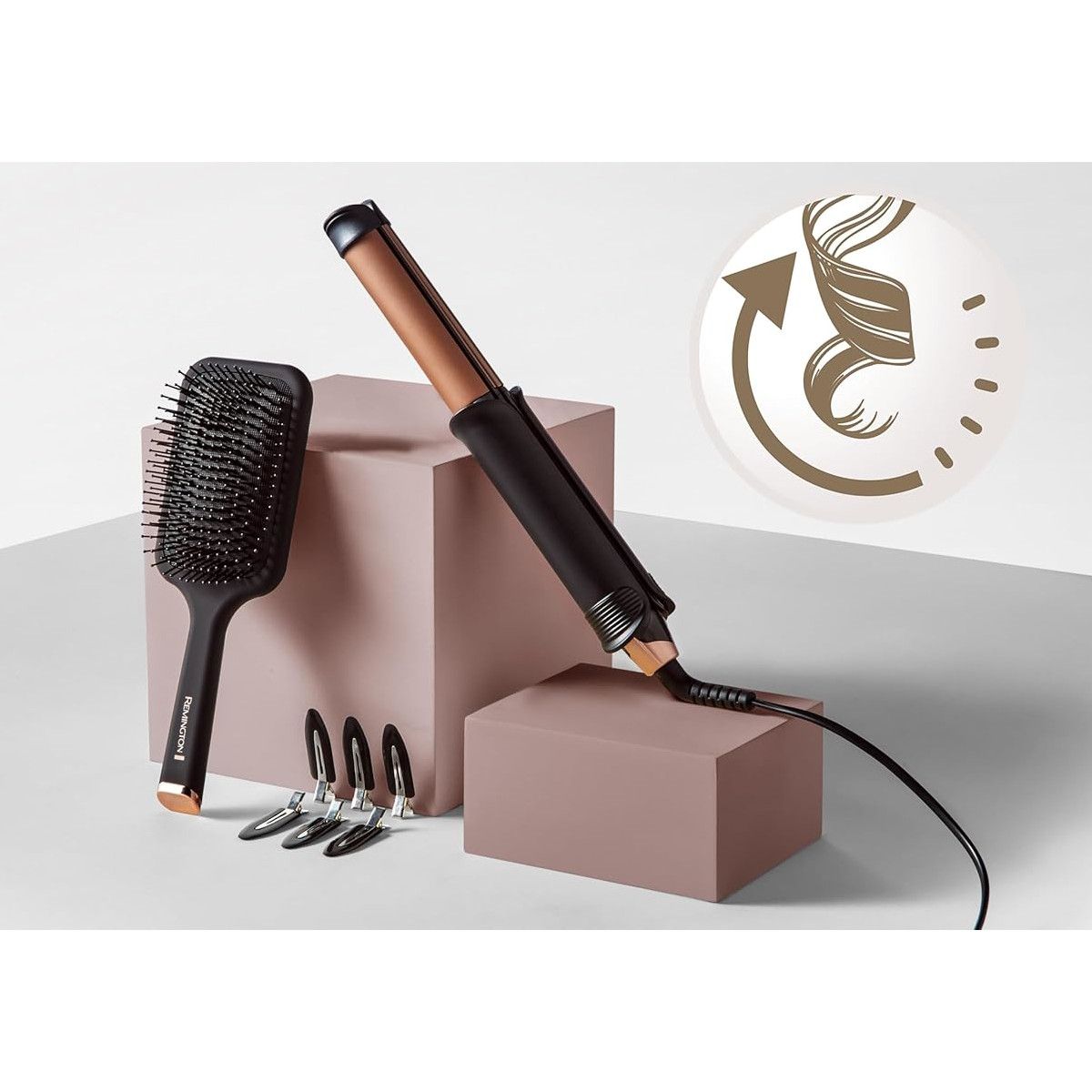 REMINGTON Glätteisen & Lockenstab Haarglätter ONE Straight & Curl Styler S6078