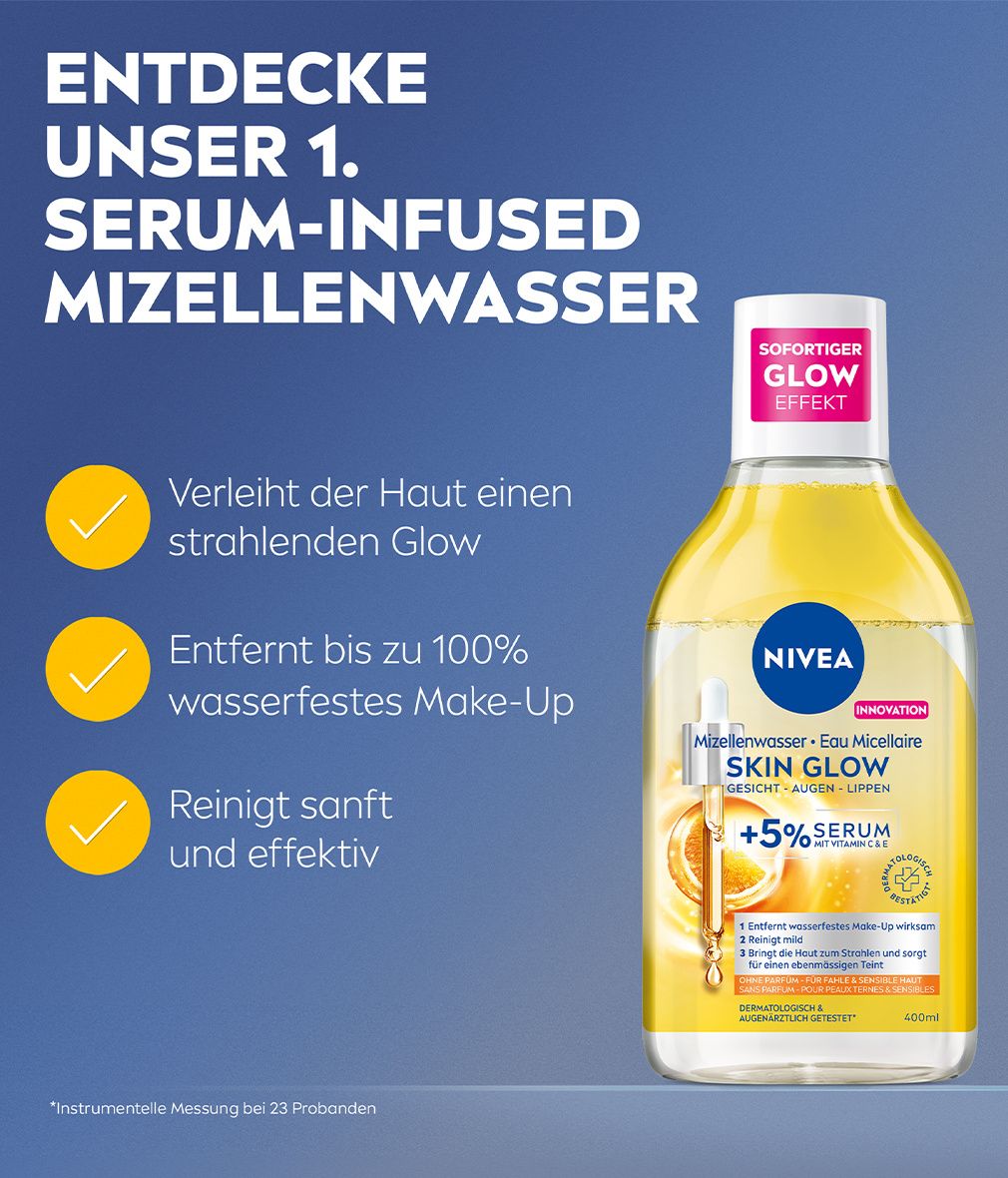 NIVEA Skin Glow & After Sun Serum Routine Set Reinigung & Regeneration