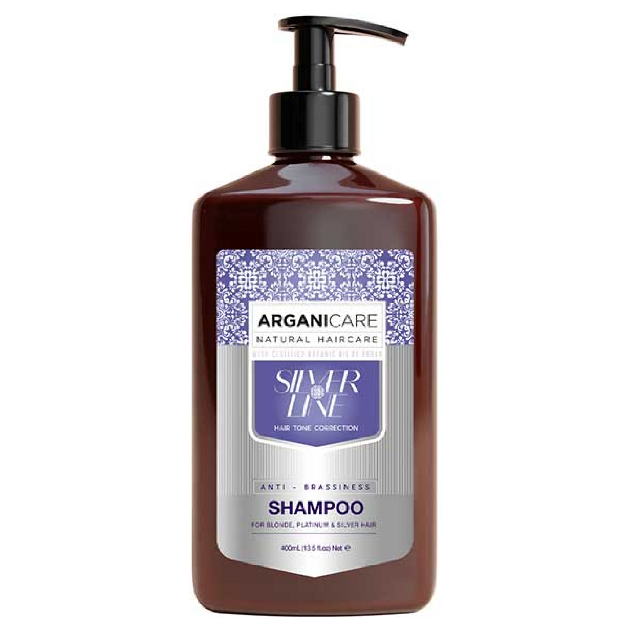 Arganicare Silver Line Shampoo Violett 7,7x4,8x19,3 cm