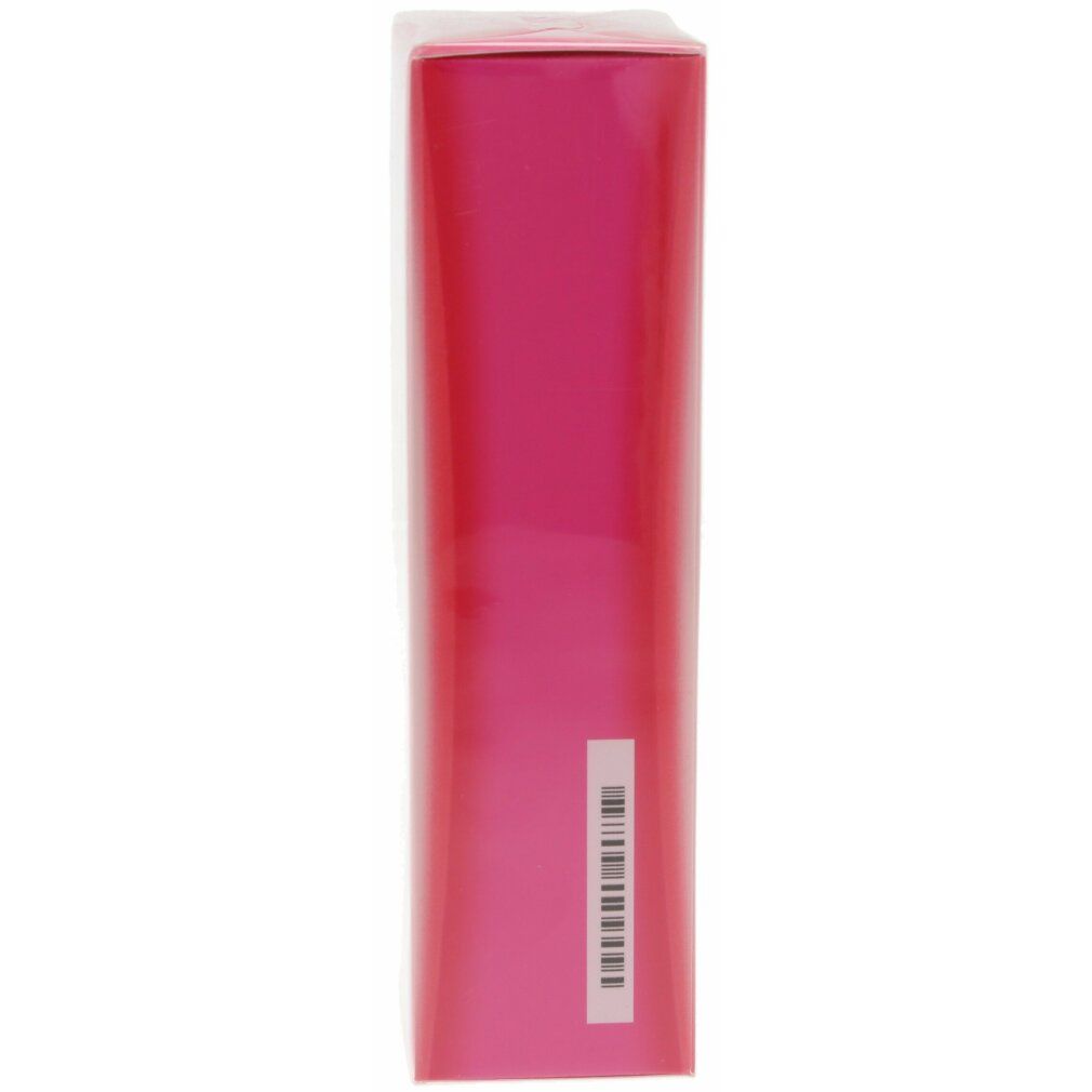 Seitenansicht der rosa Lacoste Touch of Pink Eau de Toilette Verpackung.
