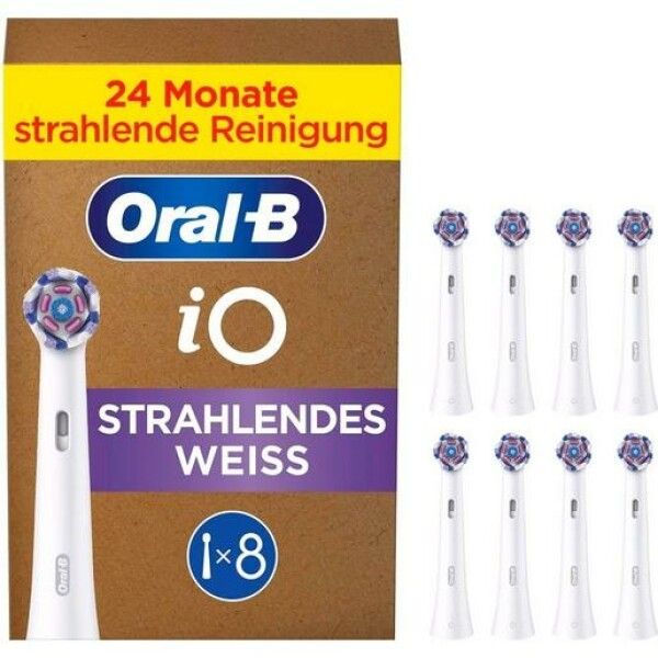 Aufsteckbürsten Oral-B iO Strahlendes Weiss 8 Stück weiß