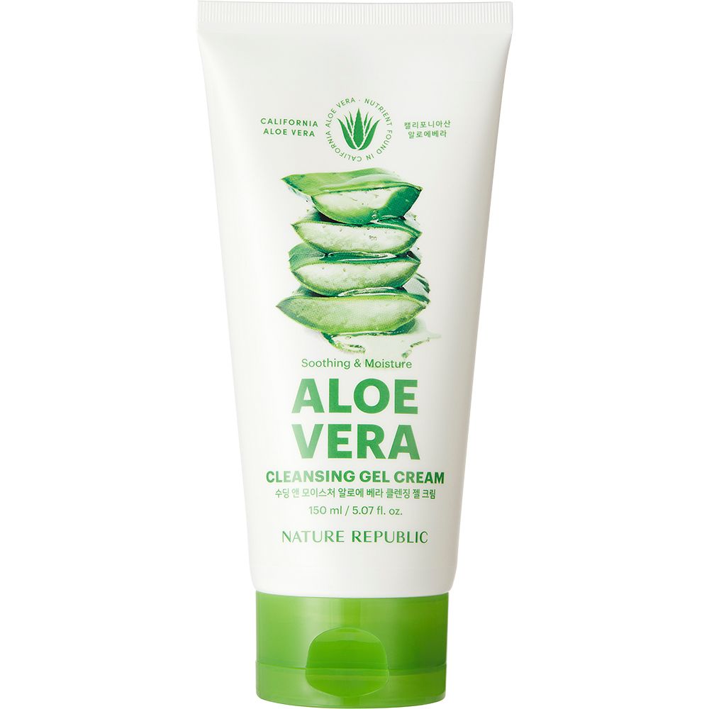 NATURE REPUBLIC Soothing and Moisture Aloe Vera Cleansing Gel Cream