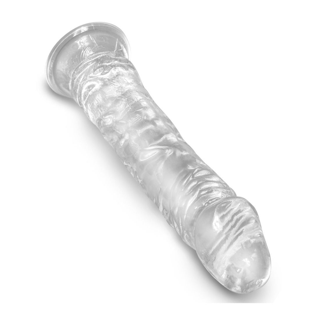 Naturdildo mit Saugnapf 8“ | Kompatibel Strap-on King Cock 1 St Vibrator