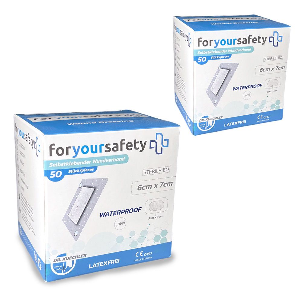Dr. Kuechler Medical® Sparpaket Duschpflaster, Wundpflaster, wasserfest, steril