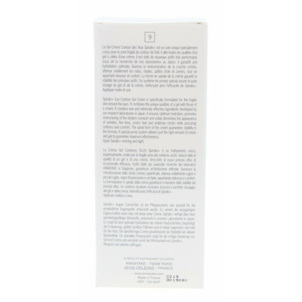 Annayaké Ultratime Spiralis Gel Creme Contour Augengel