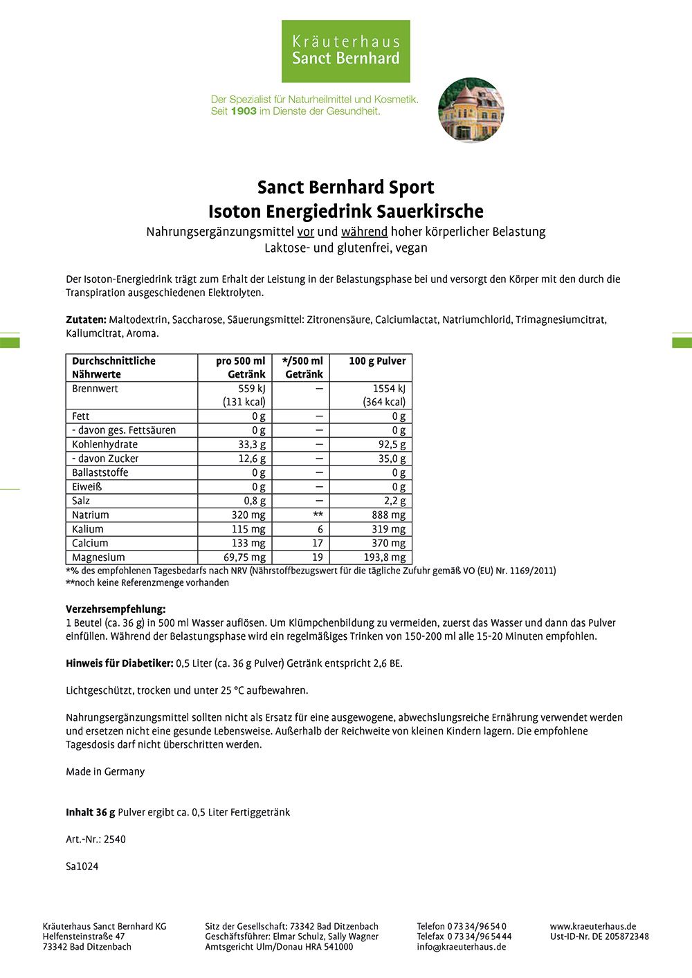 Sanct Bernhard Sport Best-of-Box
