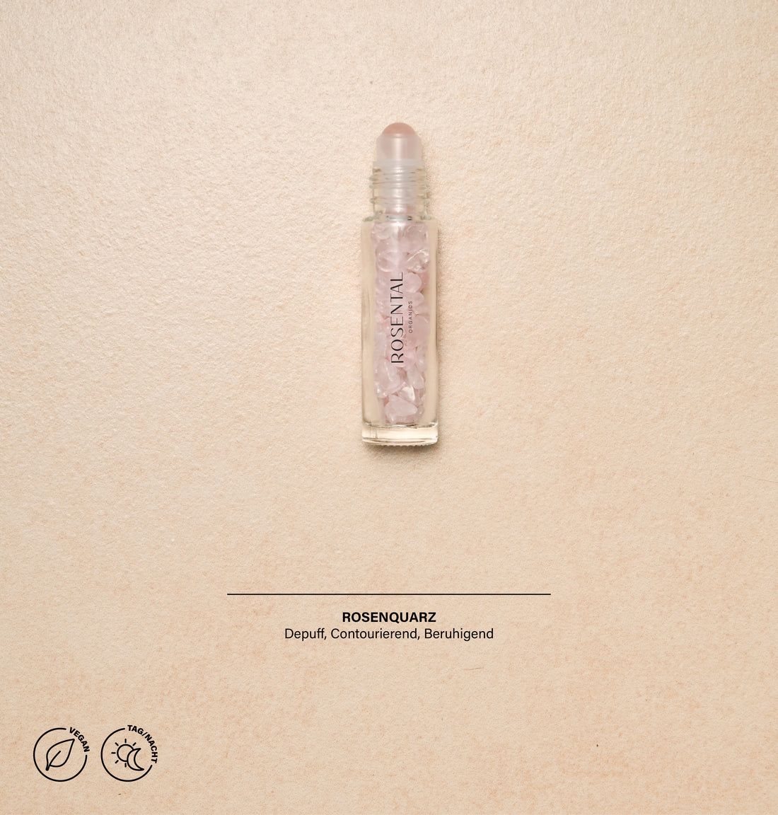 Rosental Organics Face Yoga Roll-On | Rose Quartz