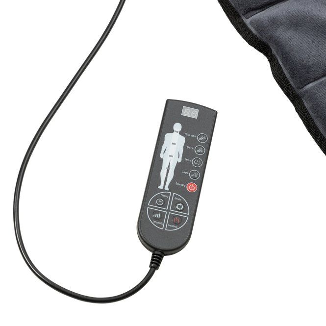 SANIQUE Massagematte mit Nacken-Shiatsu