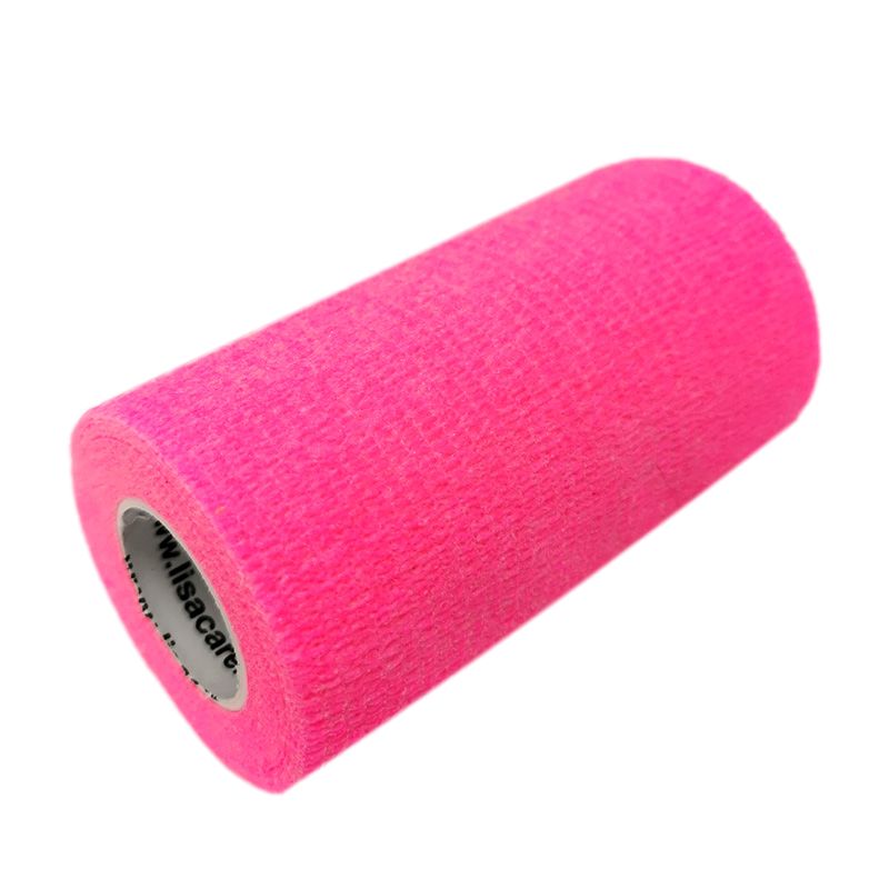 LisaCare kohäsive Bandage - Neonpink - 10cm x 4,5m