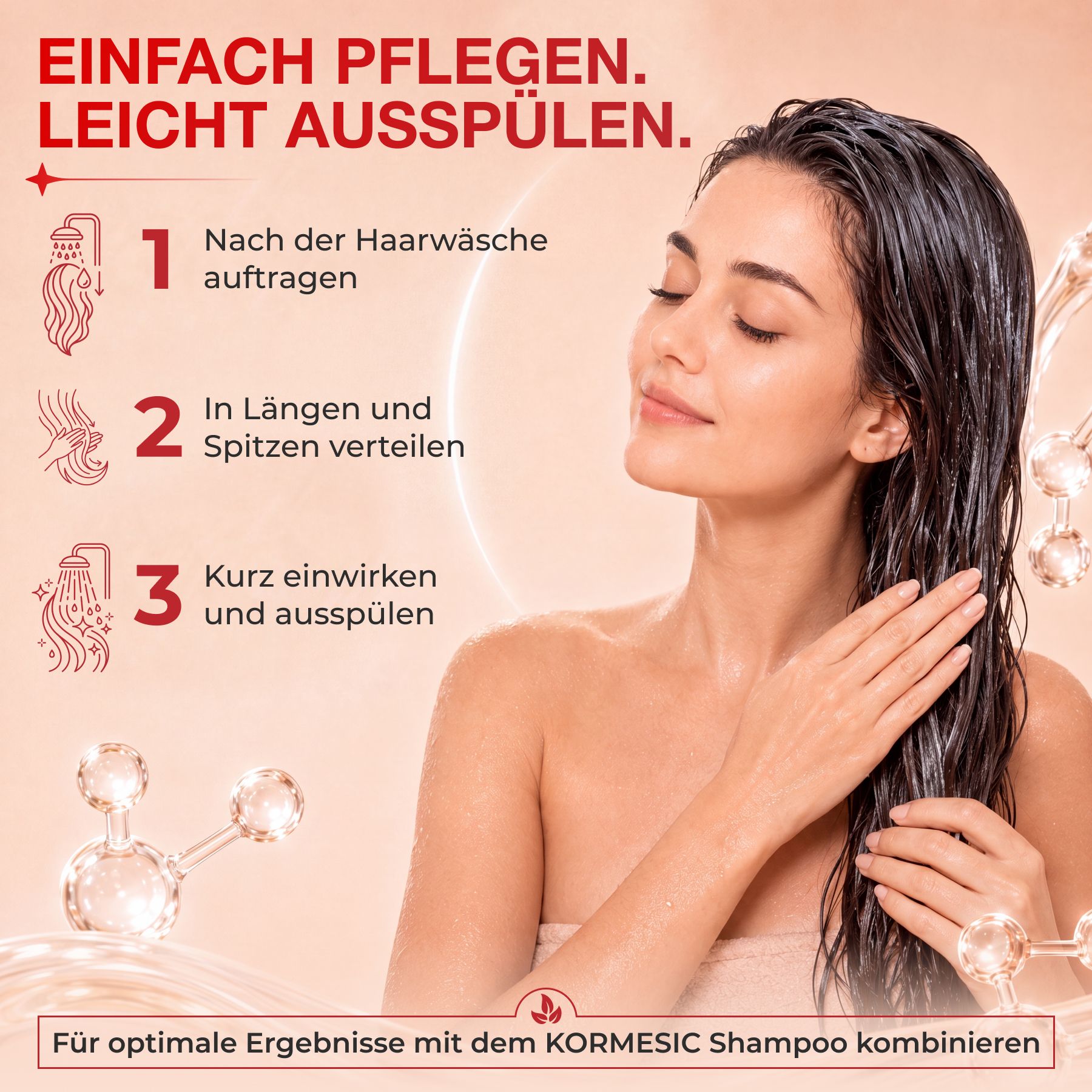 KORMESIC Haarspülung B-Tox Keratin Kollagen Repair Anti-Frizz
