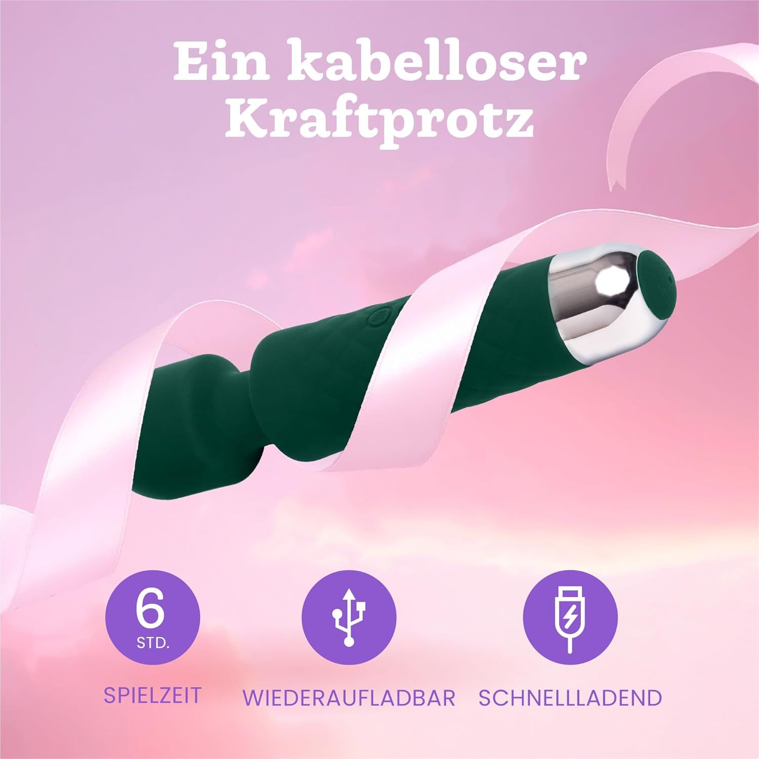 Oliver James Vibrator für Frauen - Leise & Leistungsstark Grün