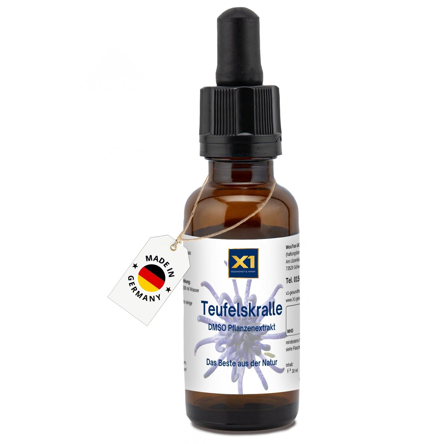 X1 Teufelskralle Dmso Pflanzenextrakt 30 ml