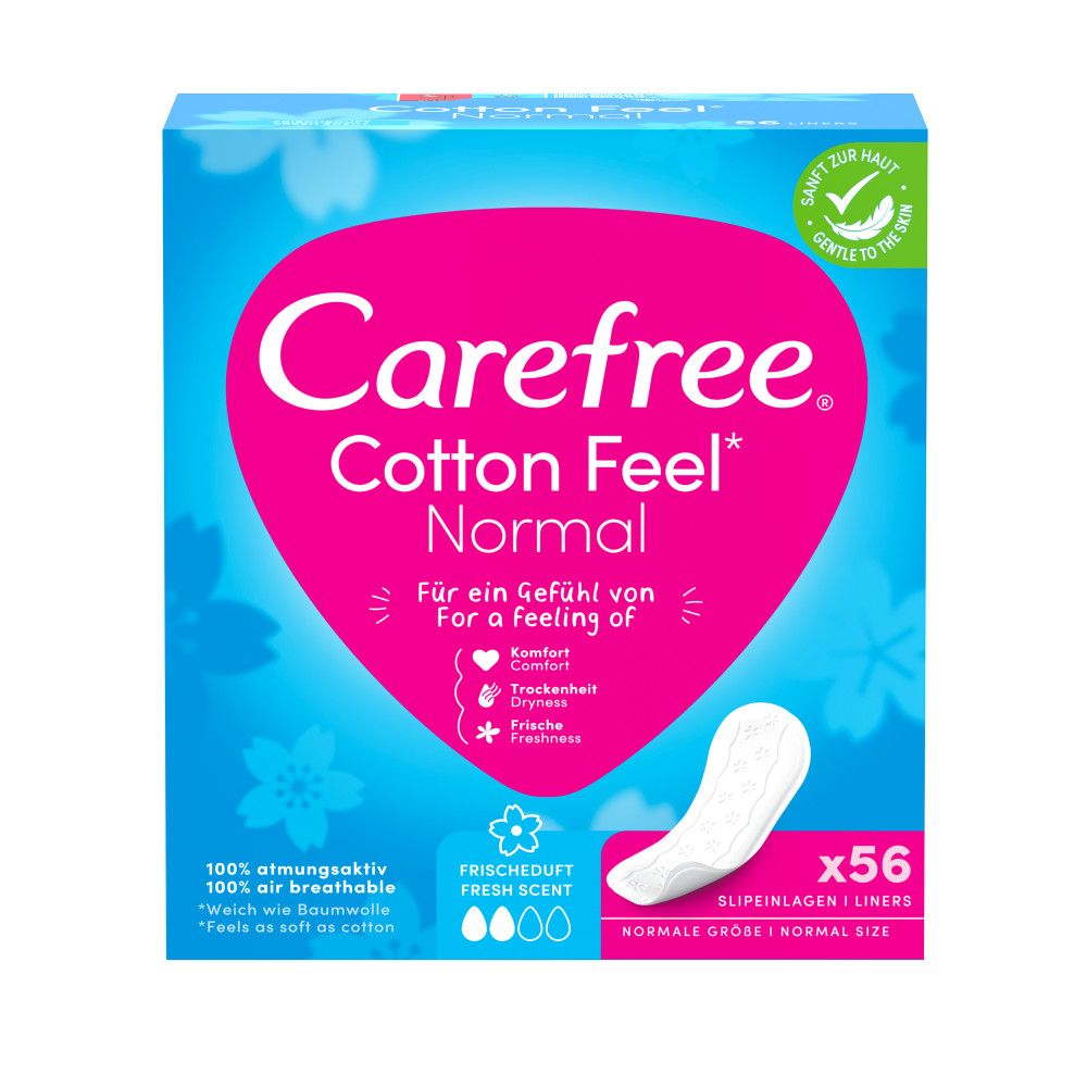 Carefree - Slipeinlagen "Cotton Feel Normal" Frischeduft