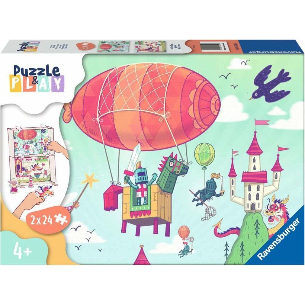 ravensburger Puzzle&Play: königliche Party 2x24 Teile
