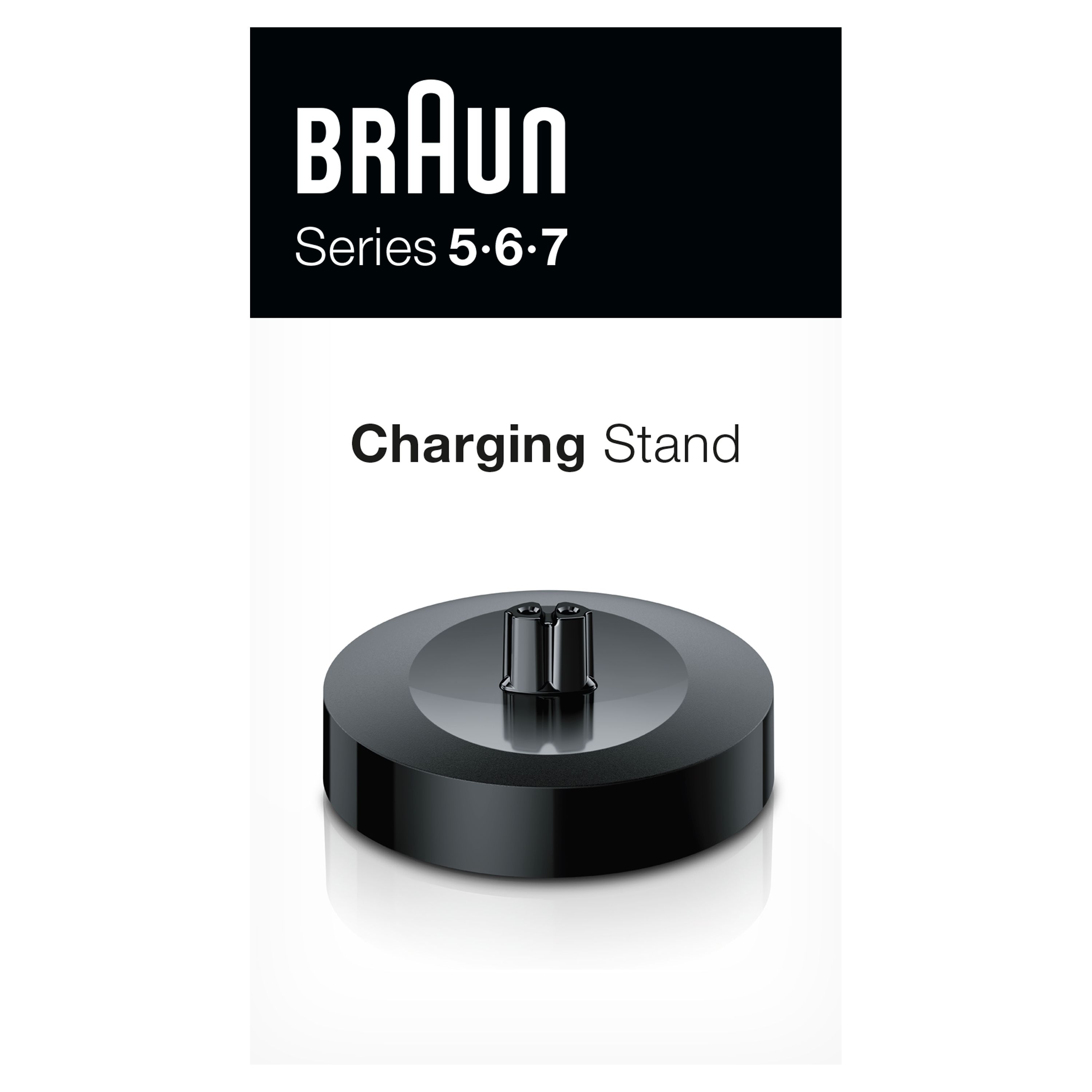 Braun - Zubehör "Ladestation" für Series 5-7 für Rasierer Modelle ab 2020 in Schwarz