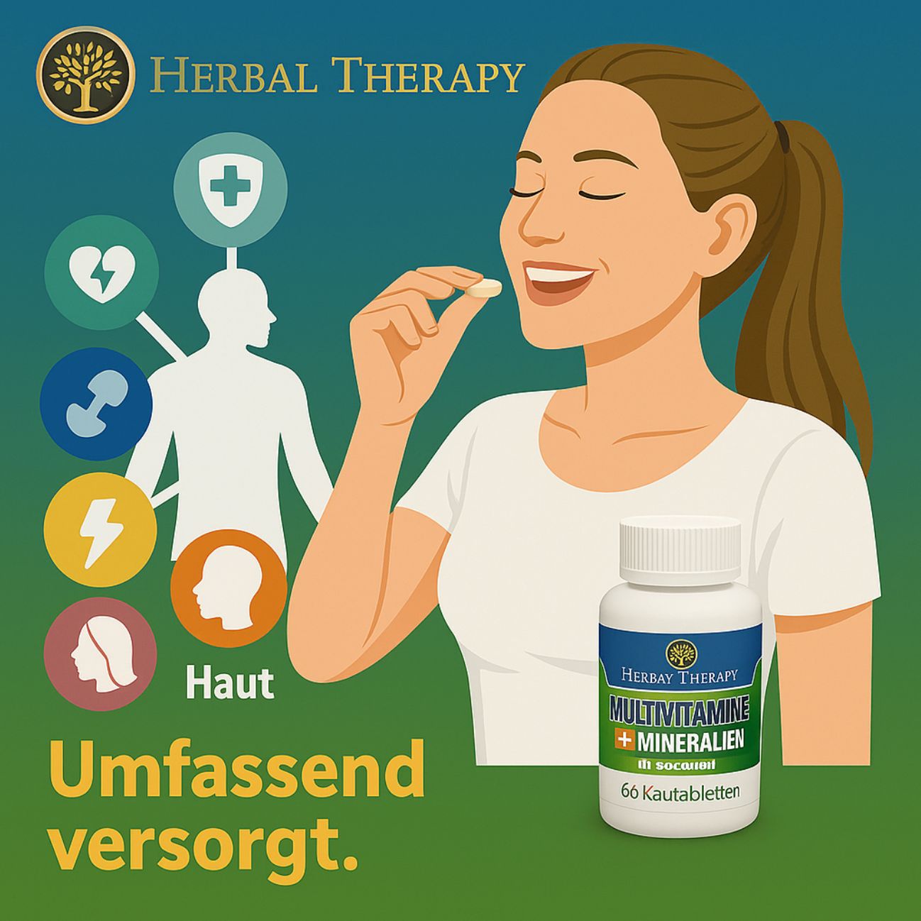 Herbal Therapy MULTIVITAMINE + MINERALIEN Erwachsene