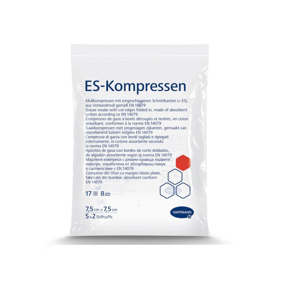 ES-Kompressen steril 8-fach 5x2 Stück