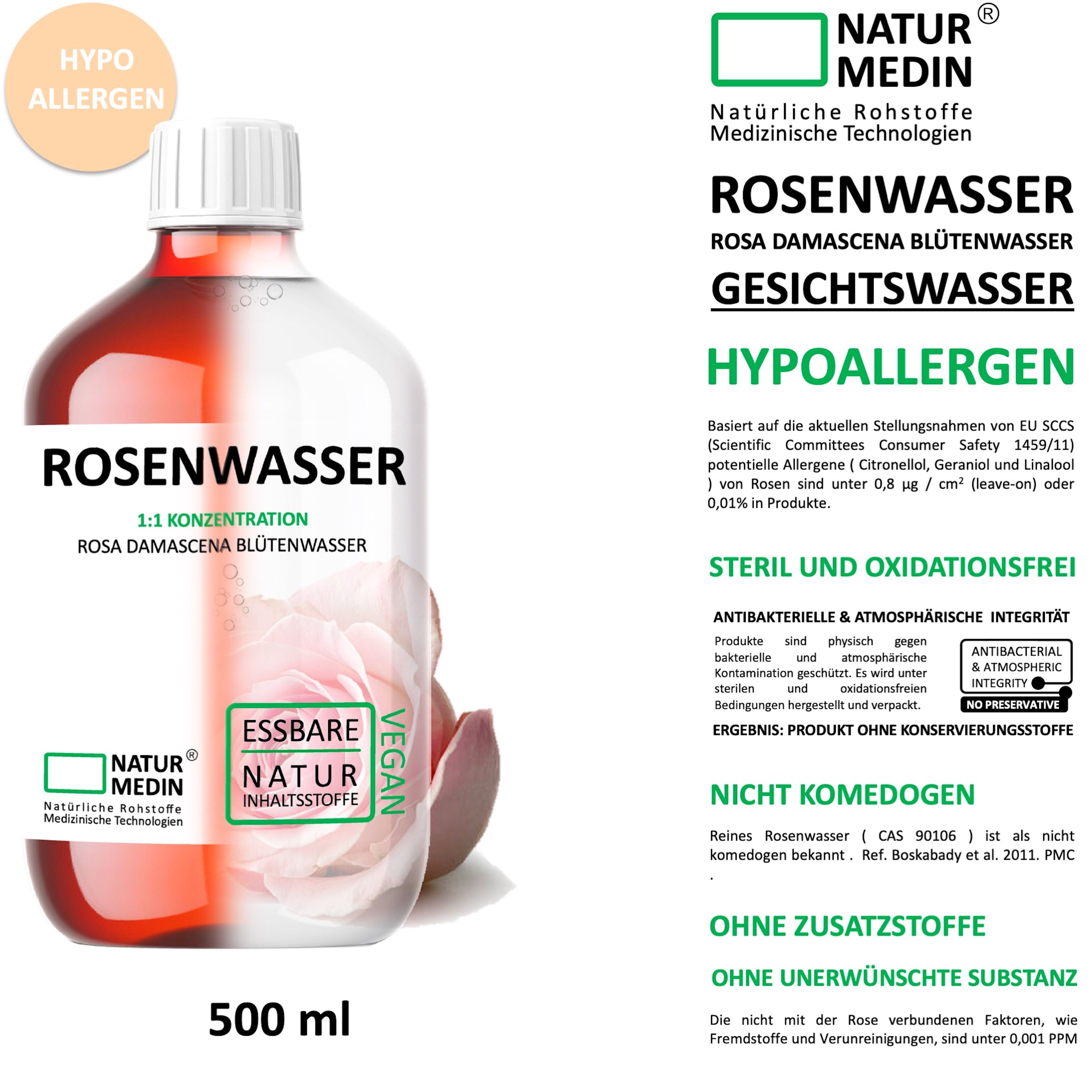 NATURMEDIN® Rosenwasser Balanced