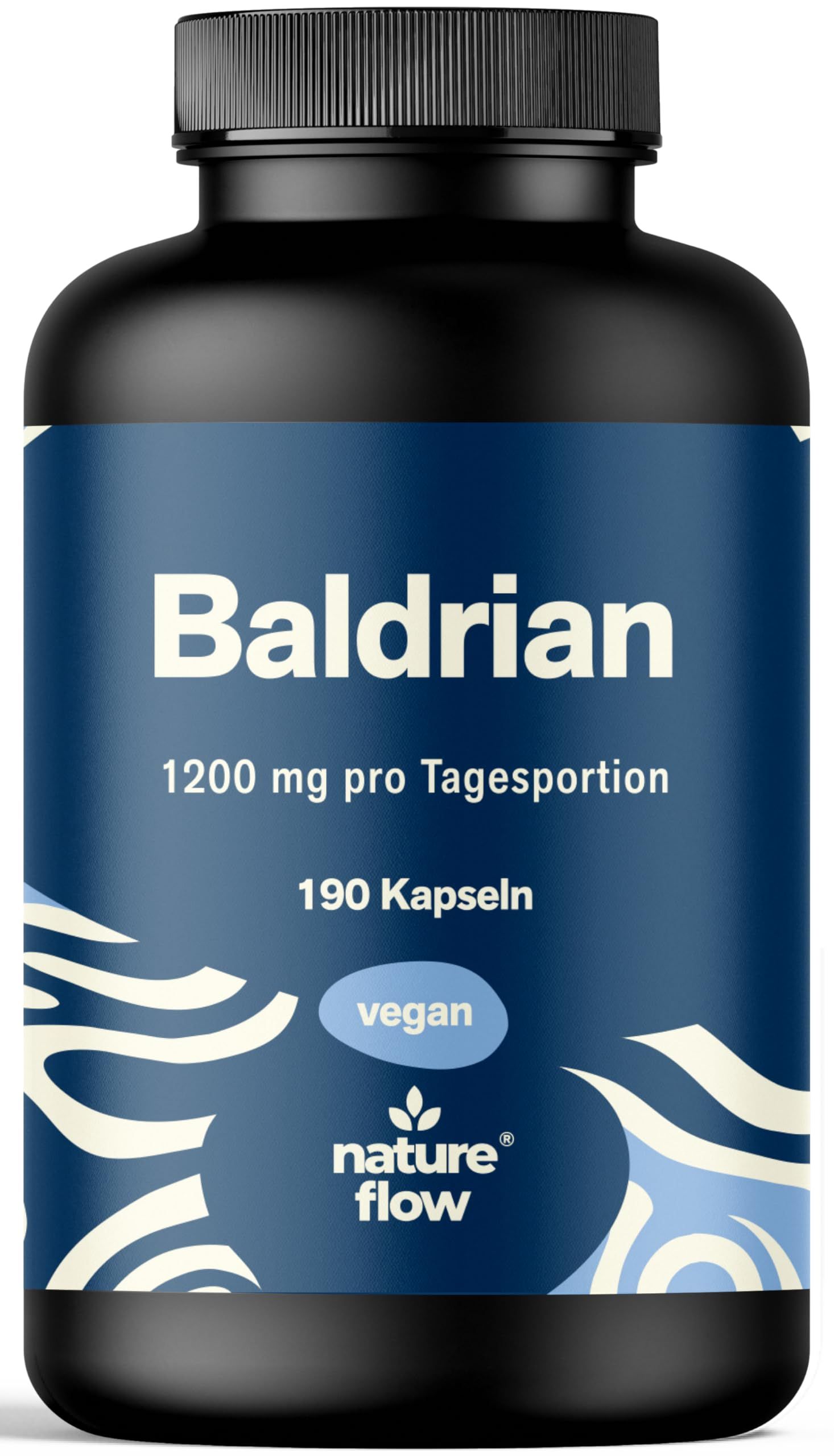 Baldrian Hochdosiert - 190 Kapseln - Langzeitvorrat - Nature Flow