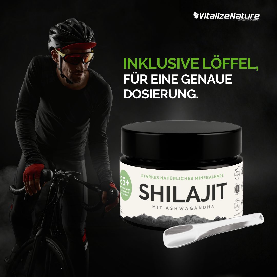 VitalizeNature Shilajit + Ashwagandha – Laborgeprüft vom Prüfengel Institut