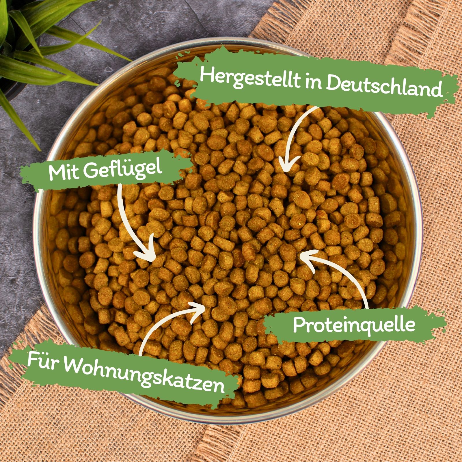 Lecker.Pet® Balu's Indoor Geflügel Katzenfutter Trockenfutter Vollnahrung