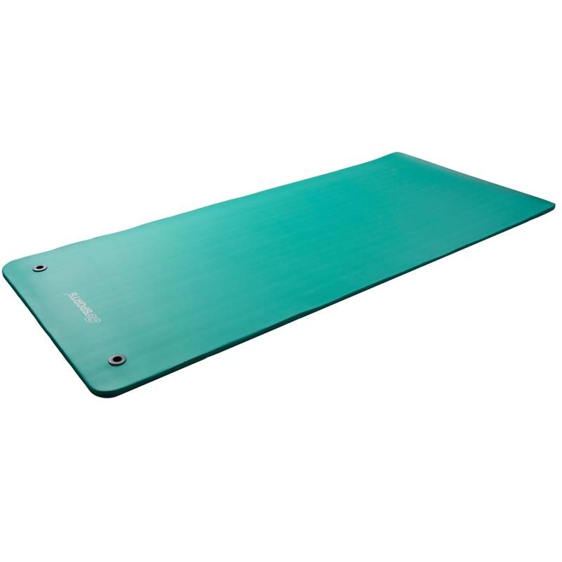 ScSPORTS® Gymnastikmatte 185 x 80 x 1,5 grün mit Ösen