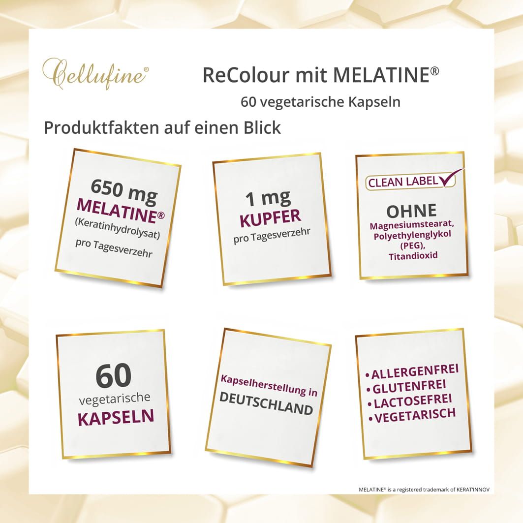 Cellufine® ReColour Kapseln mit Melatine® 60 St