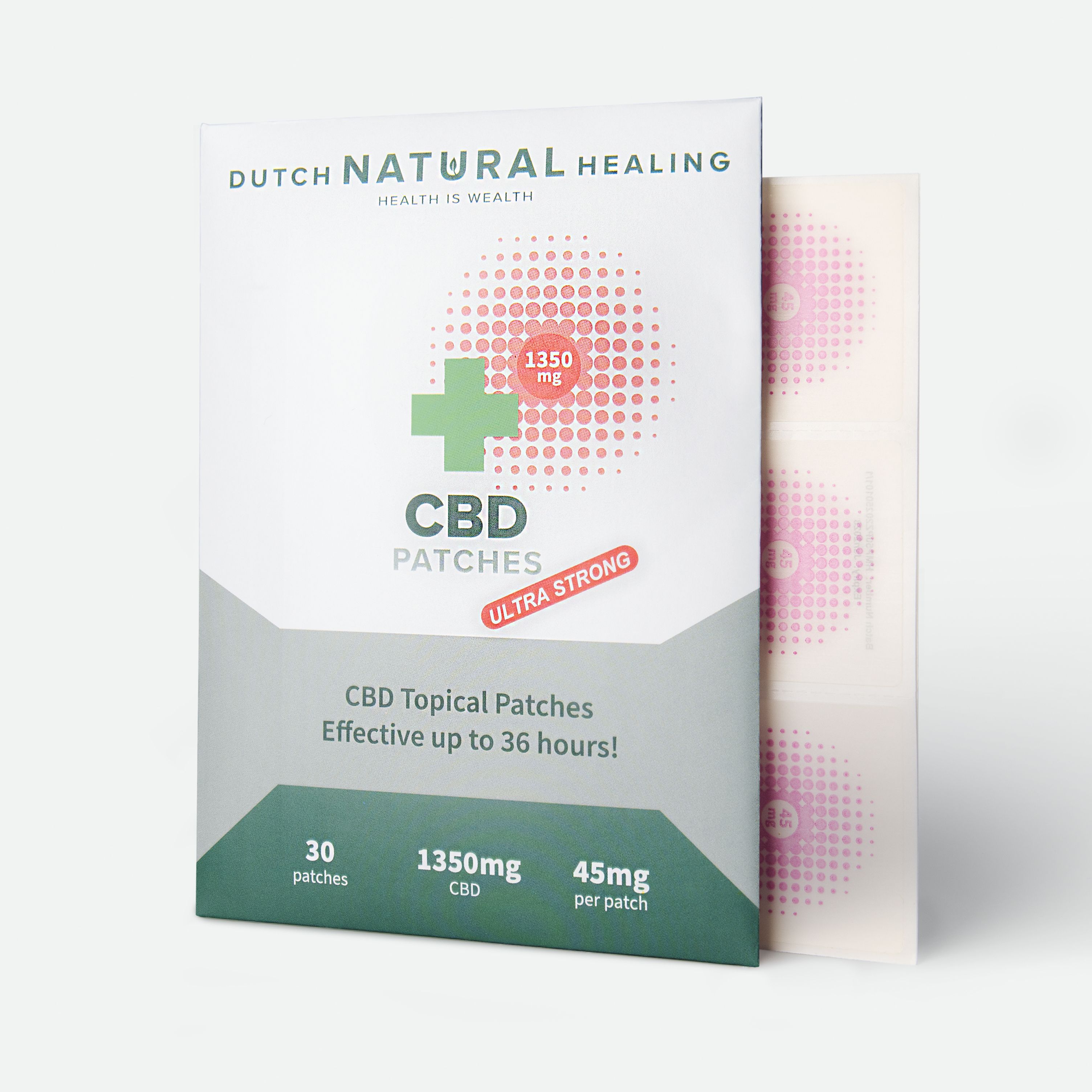Dutch Natural Healing® Topische CBD-Pflaster - Ultra stark 30 St Pflaster transdermal