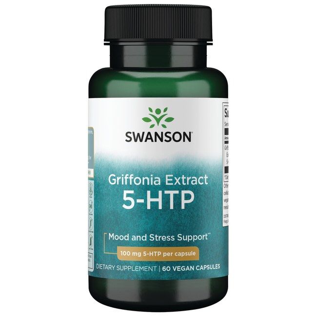 Swanson Griffonia-Extrakt 5-Htp 100 mg 60 Pc