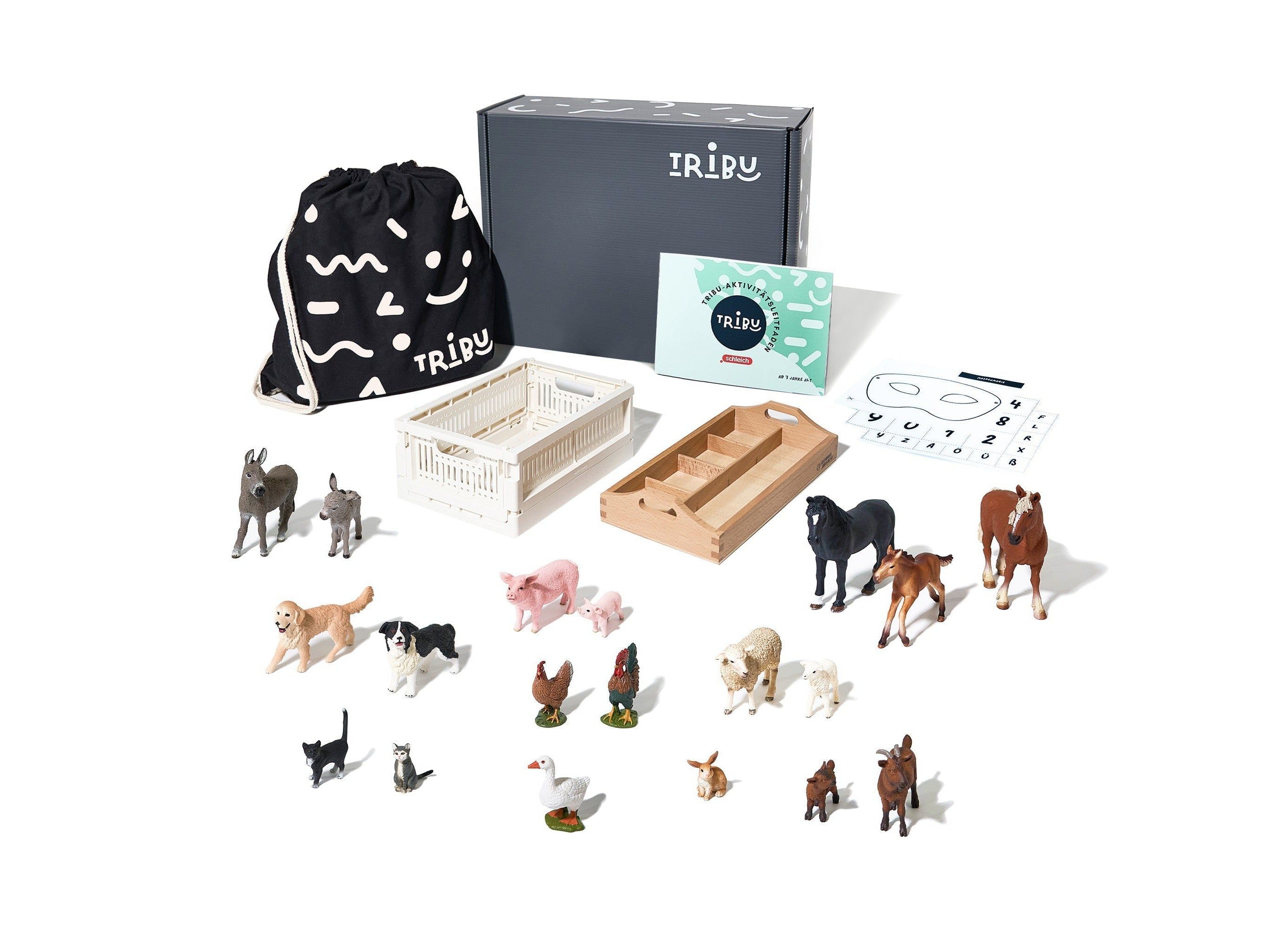 Tribu Box Schleich Bauernhof Spielzeugbox • ab 3 Jahre+