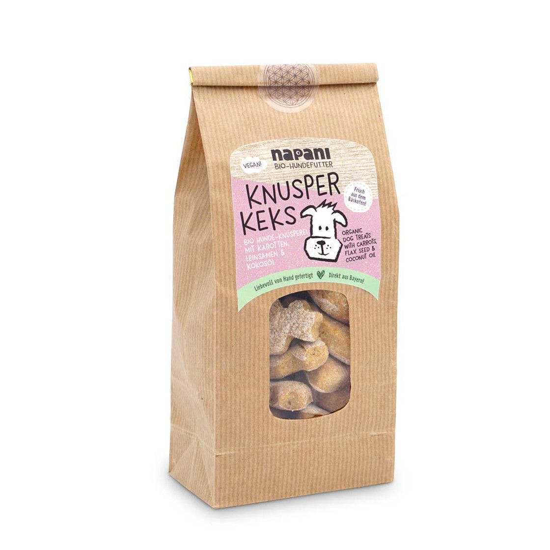 Napani Knusper-Keks, Bio Snack für Hunde