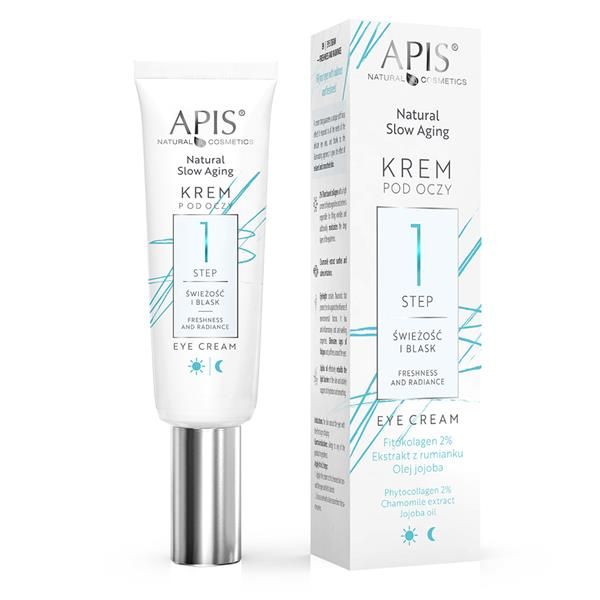 Apis Natural Slow Aging, Augencreme Schritt 1