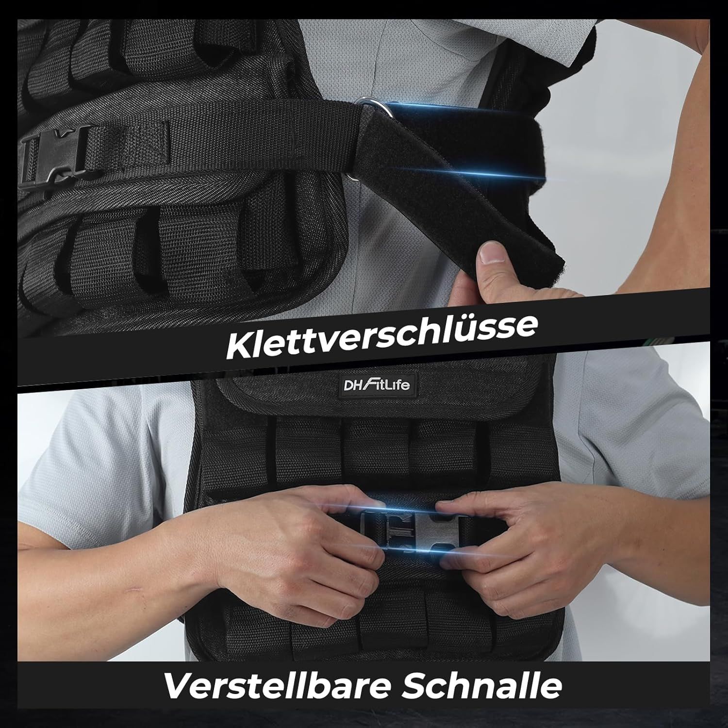 DH FitLife kompakte verstellbare Gewichtsweste
