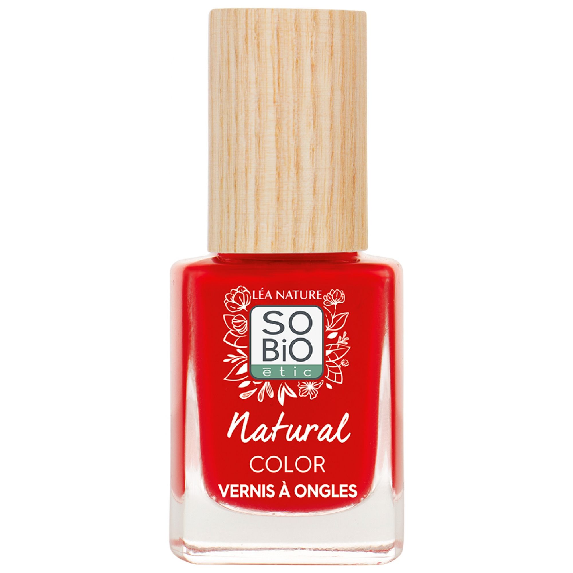 Léa Nature SO BIO étic Natural Color Nagellack (Farbe : Rot Essential) 7x2,5x2,6 cm
