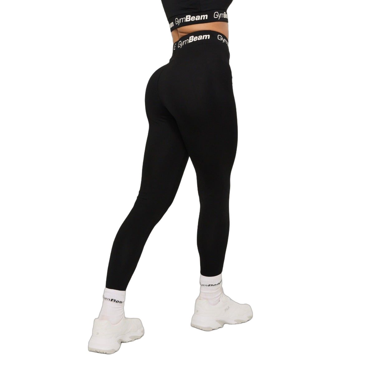 GymBeam Leggings Damen lange Hose ohne Taschen in Schwarz