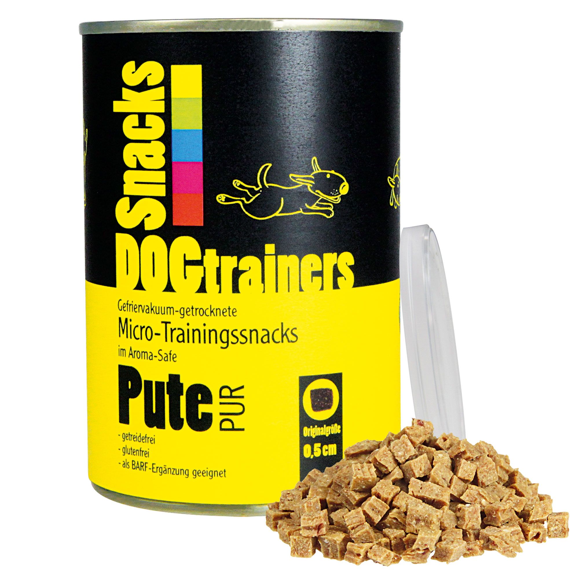 Dogtrainers Pute PUR - getreidefrei glutenfrei als BARF-Ergänzung geeignet 3x160 g Futter