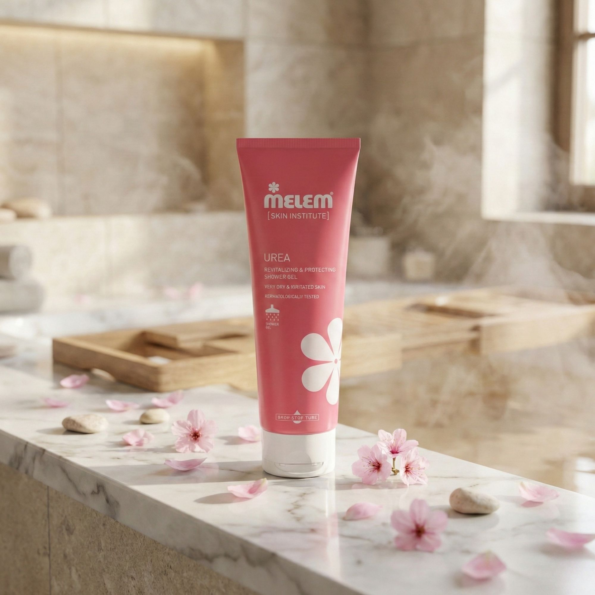 Melem Revitalisierendes Duschgel mit Urea