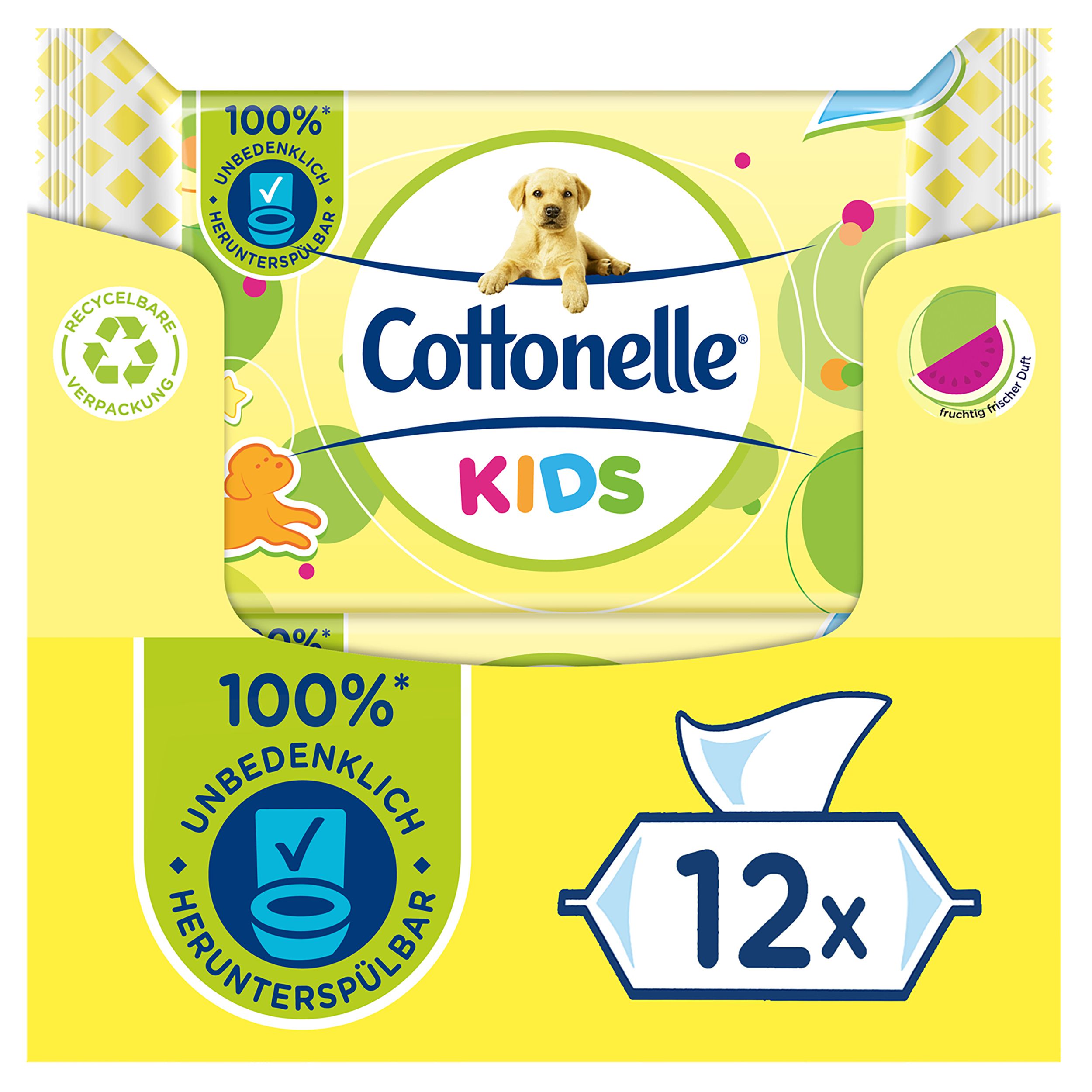 Cottonelle Feuchtes Toilettenpapier Kids Toilettentücher für Kinder