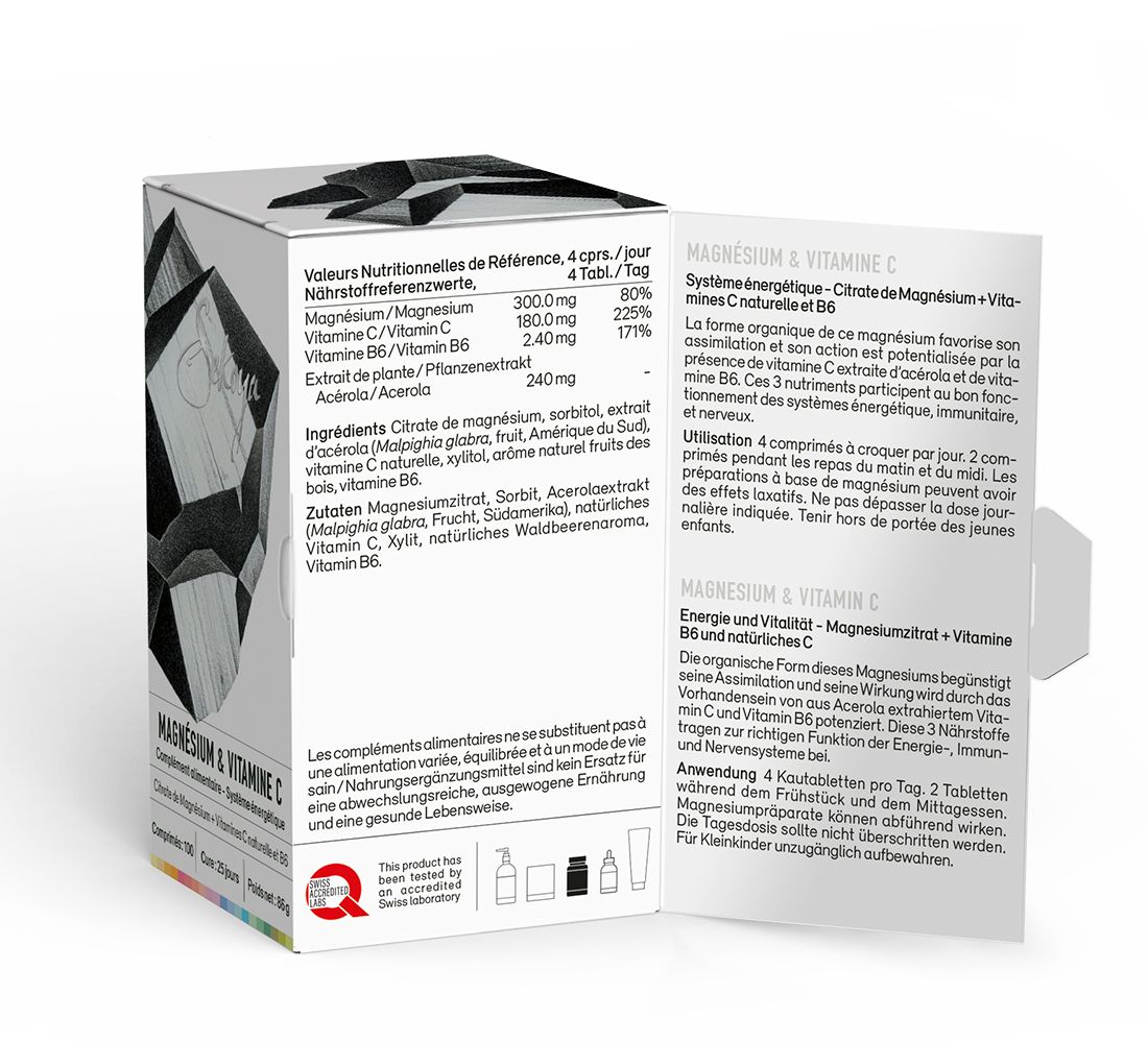 Sekoya Swiss - Magnesium & Vitamin C | Eine wirkungsvolle 2-in-1-Formel