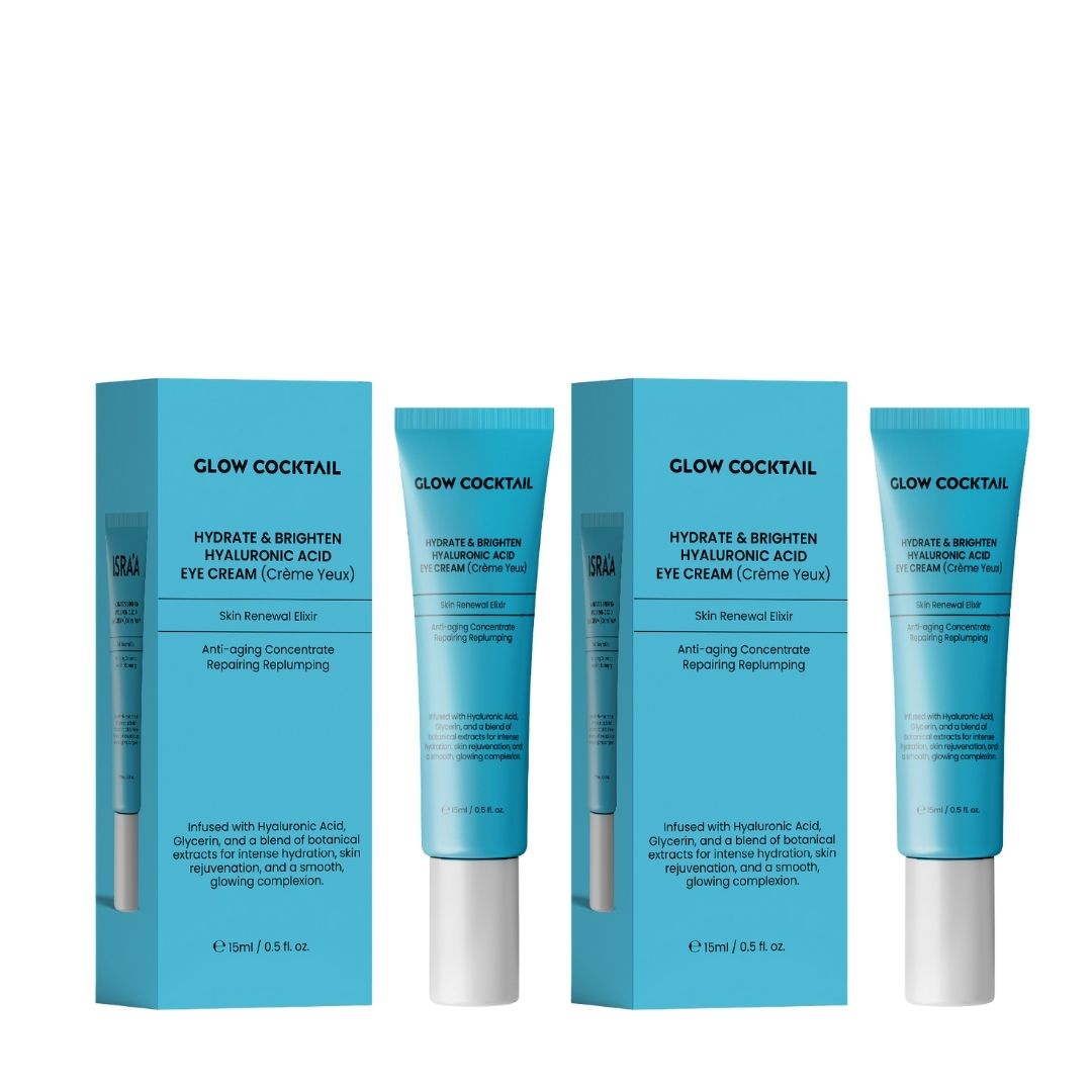 Glow Cocktail Hydrate & Brighten Hyaluronic Eye Cream Duo