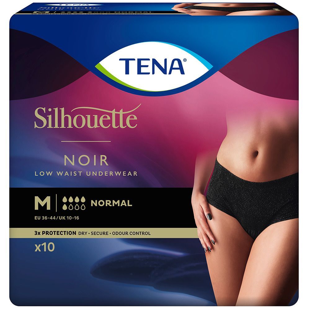 TENA Silhouette Normal Noir M Inkontinenz Pants