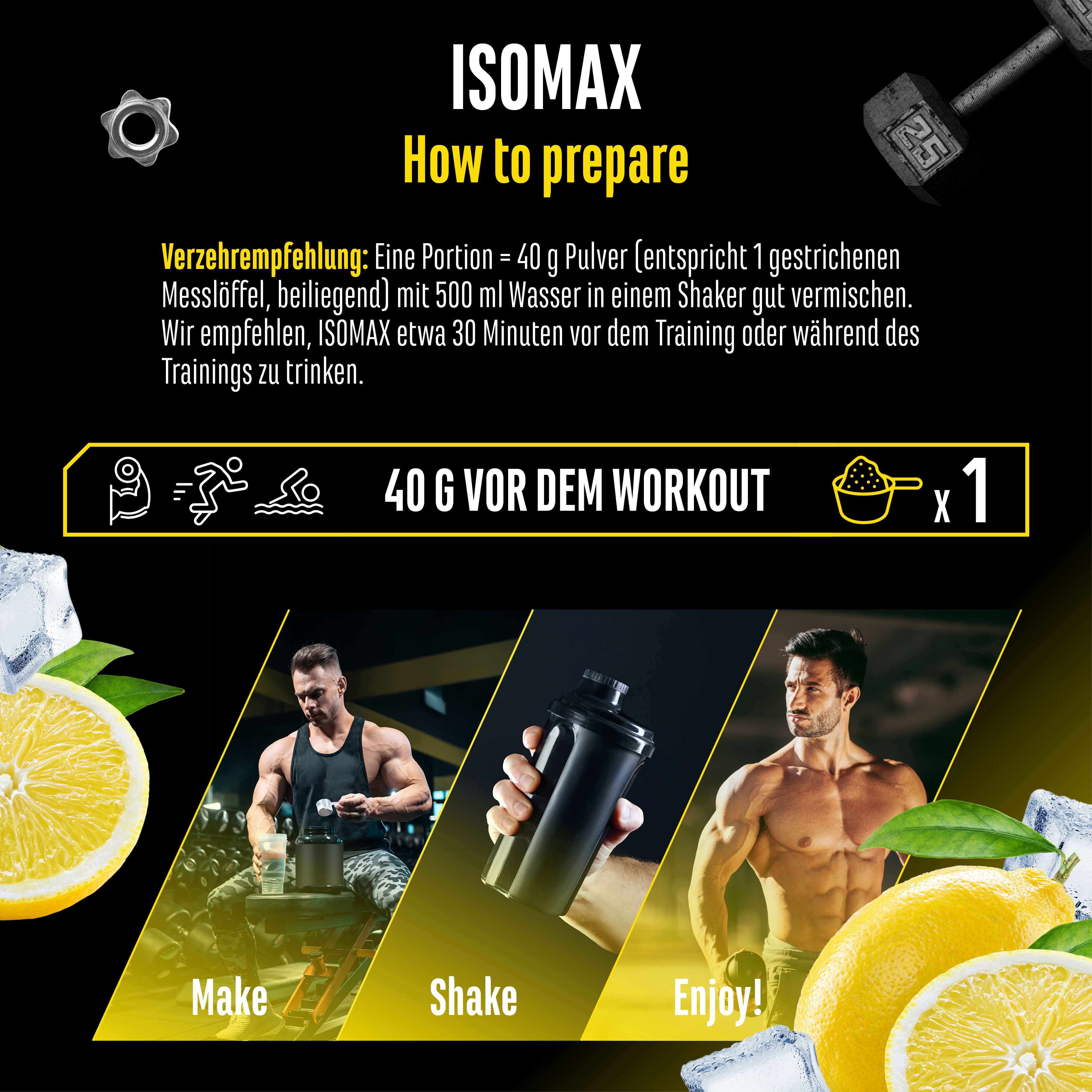GEN Isomax Endurance & Recovery Drink