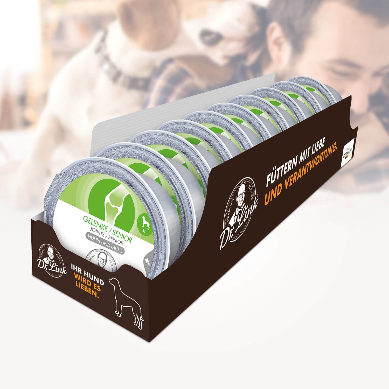 Dr. Link® SPEZIAL-DIÄT Gelenke / Senior I Joints / Senior Huhn und Lachs