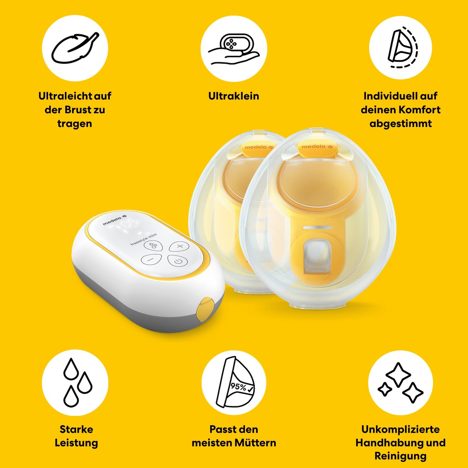 MEDELA Freestyle Mini Hands-free Doppelmilchpumpe